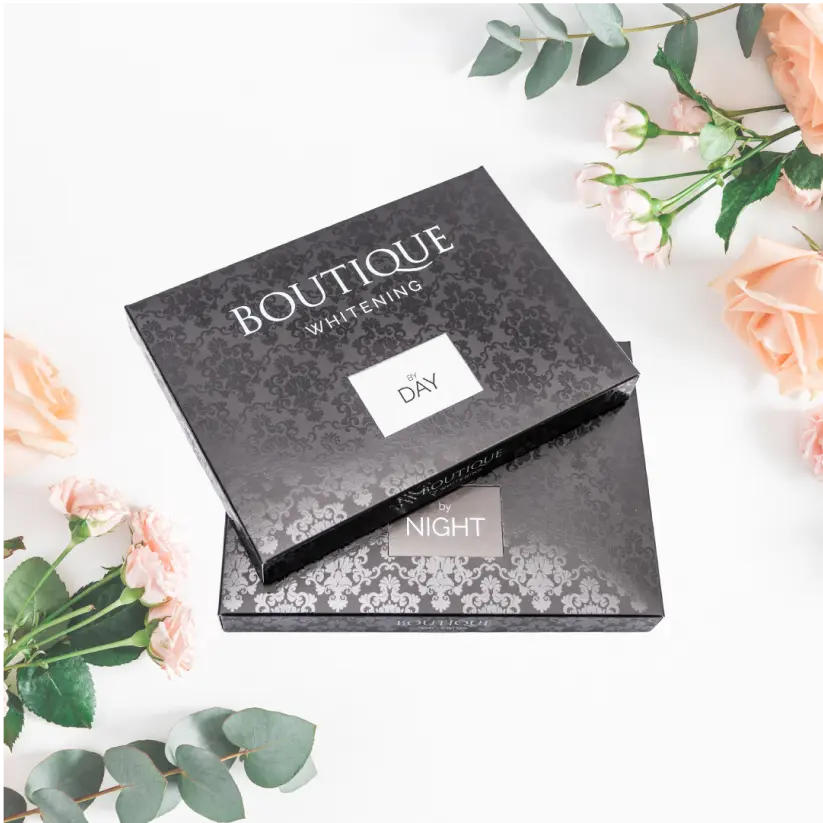 Patient receiving Boutique teeth whitening