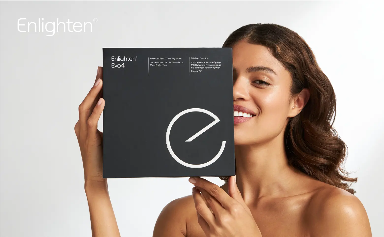 Patient receiving Enlighten teeth whitening